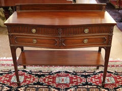 Early 20th Century Mahogany Adams Style Sideboard Server Buffet Made In Boston