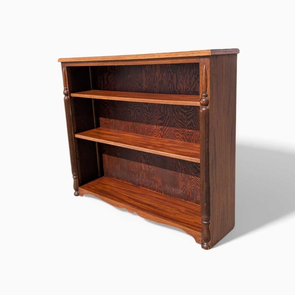 Bois Bibliothèque en acajou du début du 20e siècle, style édouardien / Colonial Revival en vente