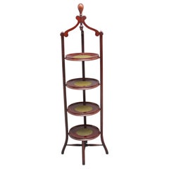 Early 20th Century Mahogany Cake Stand