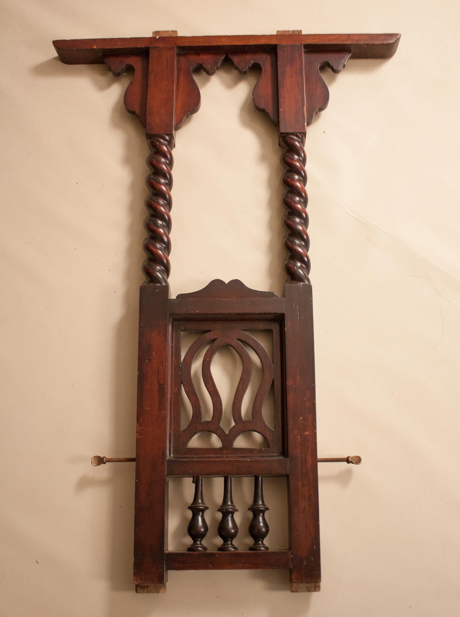 Early 20th Century Mahogany Canopy or Tester Bed from British India 9