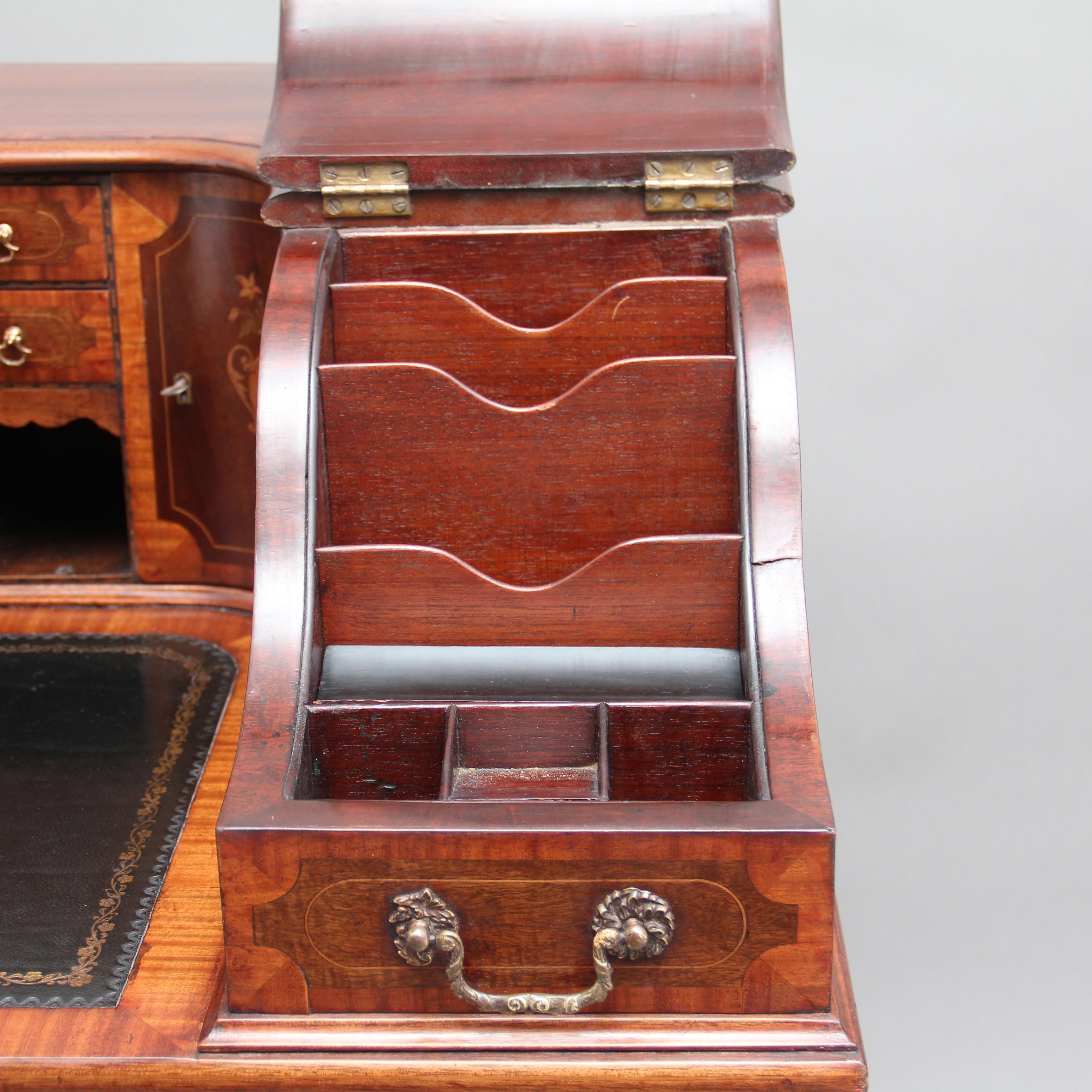 Early 20th Century Mahogany Carlton House Desk 10