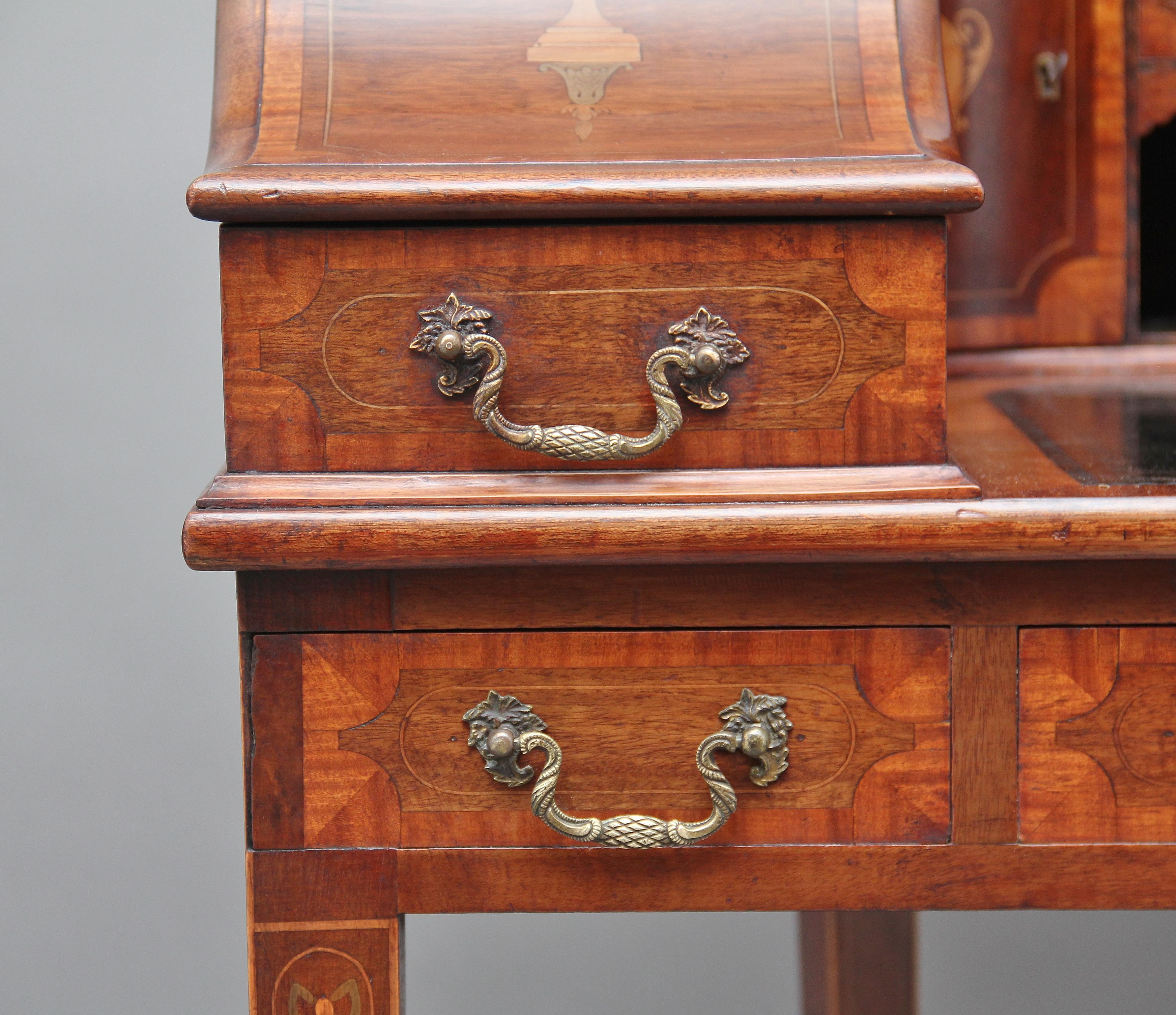 Early 20th Century Mahogany Carlton House Desk 12