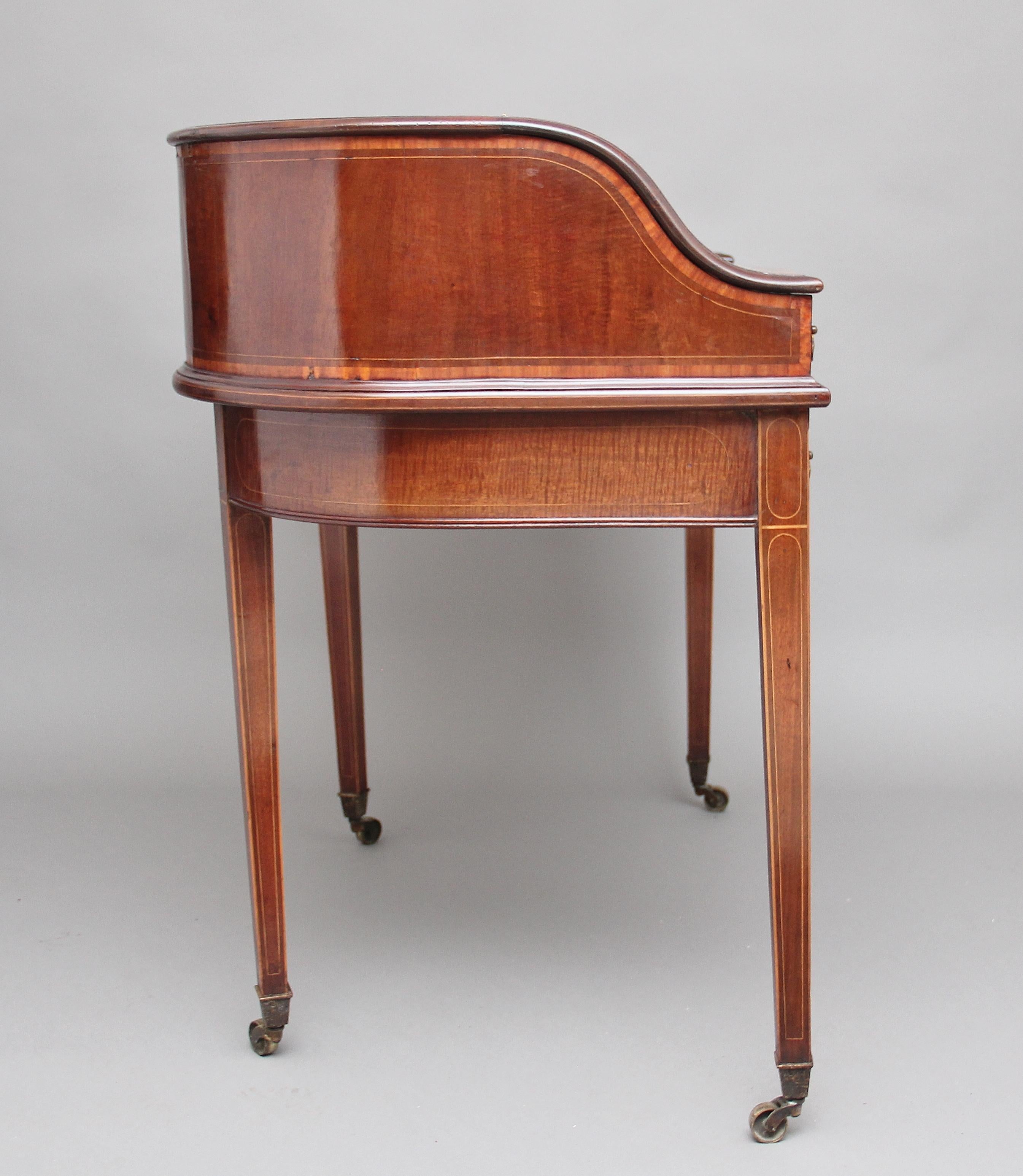 Early 20th Century Mahogany Carlton House Desk 2