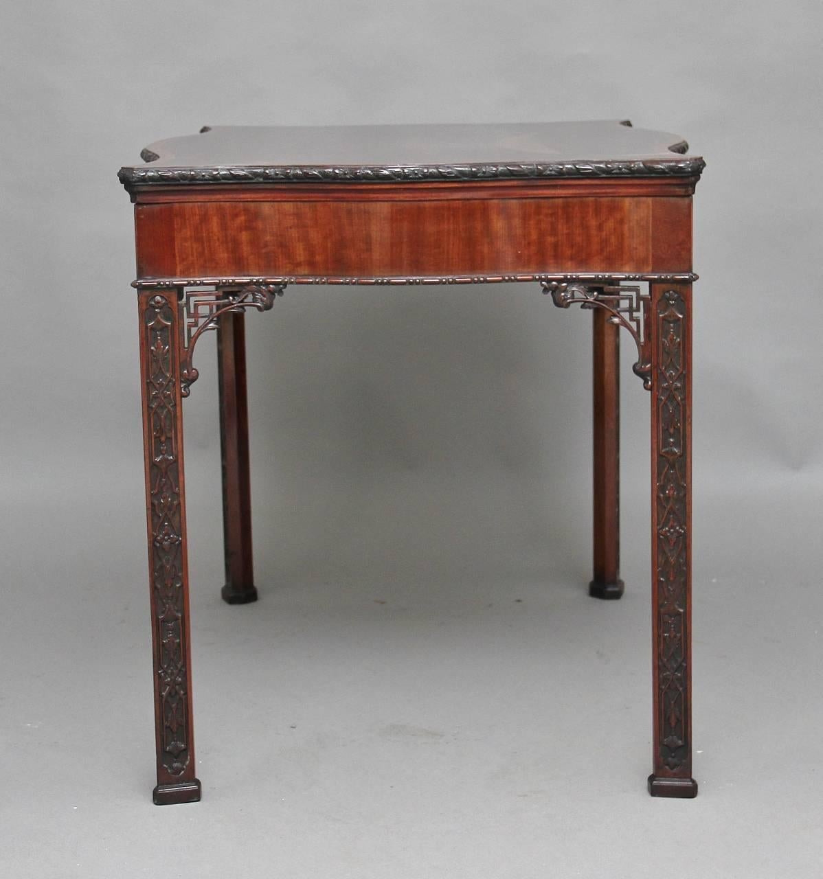 Edwardian Early 20th Century Mahogany Center Table For Sale