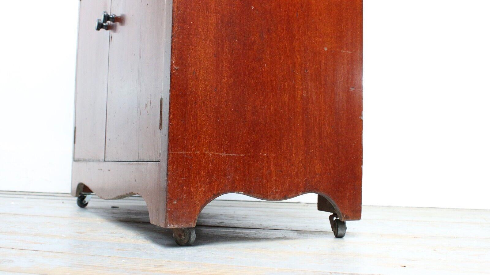 European Early 20th Century Mahogany Dentist Multi Drawer Cabinet