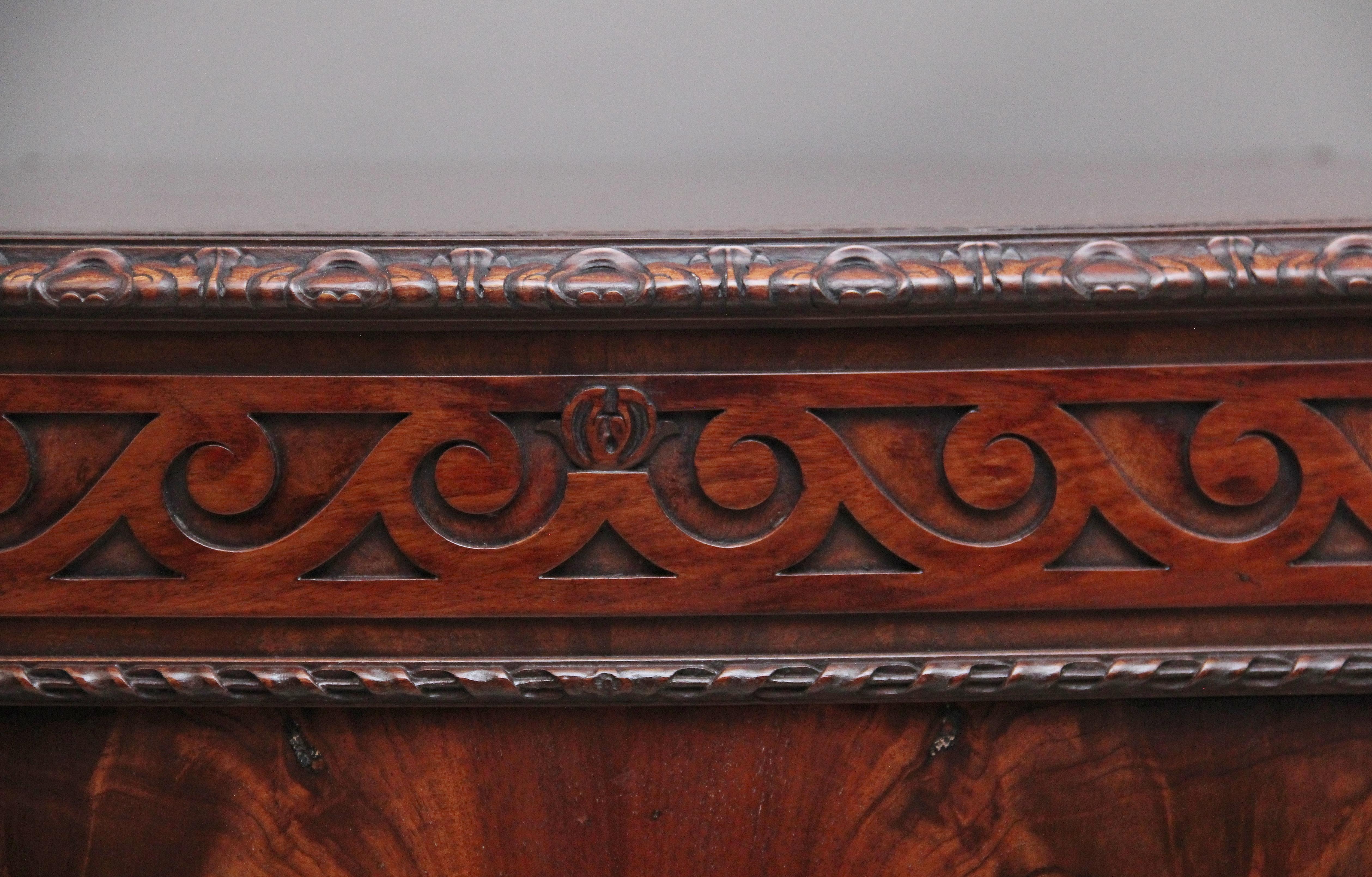Early 20th Century Mahogany Desk in the Chippendale Style 9