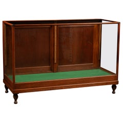 Antique Early 20th Century Mahogany Display Case