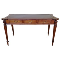 Antique Early 20th Century Mahogany Free Standing Writing Table