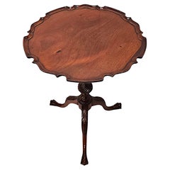Early 20th Century Mahogany Georgian Style Flip Top Occasional or Wine Table