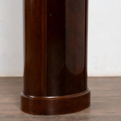 Early 20th Century Mahogany Narrow Cylinder Cabinet, Denmark