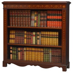 Early 20th Century Mahogany Open Bookcase