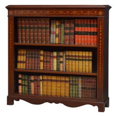 Early 20th Century Mahogany Open Bookcase