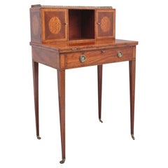 Early 20th Century Mahogany & Satinwood Boheur-du-jour