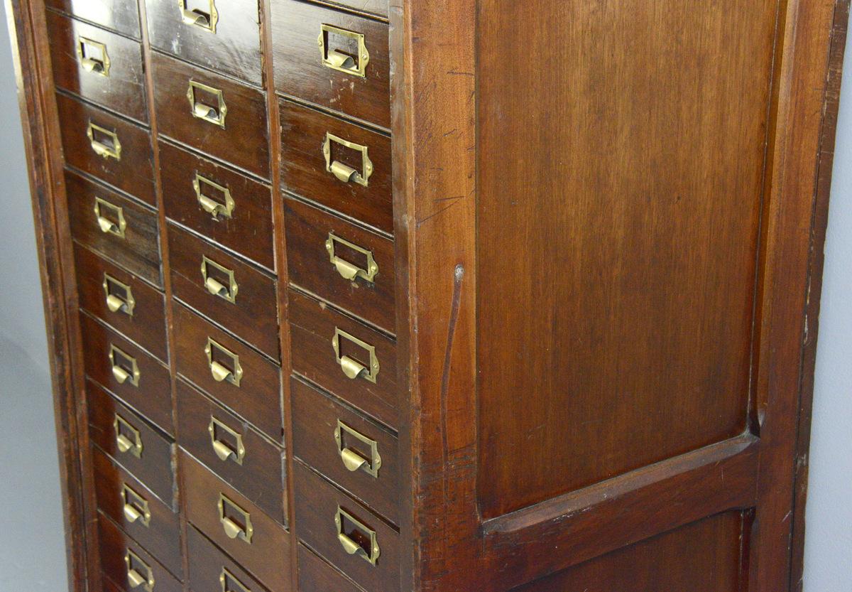 Early 20th Century Mahogany Solicitors Drawers For Sale 3