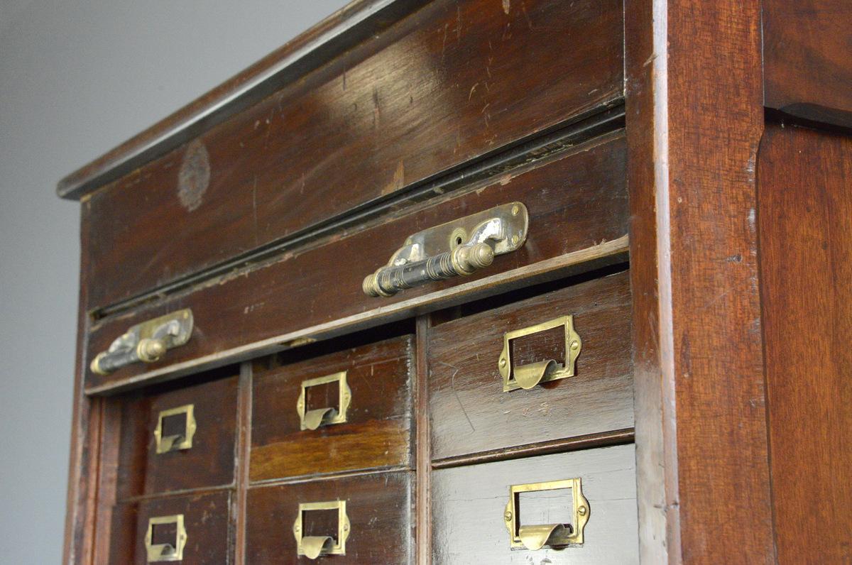 Early 20th Century Mahogany Solicitors Drawers For Sale 4