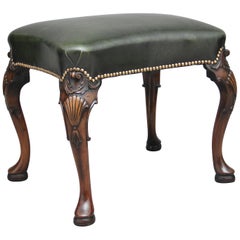 Early 20th Century Mahogany Stool