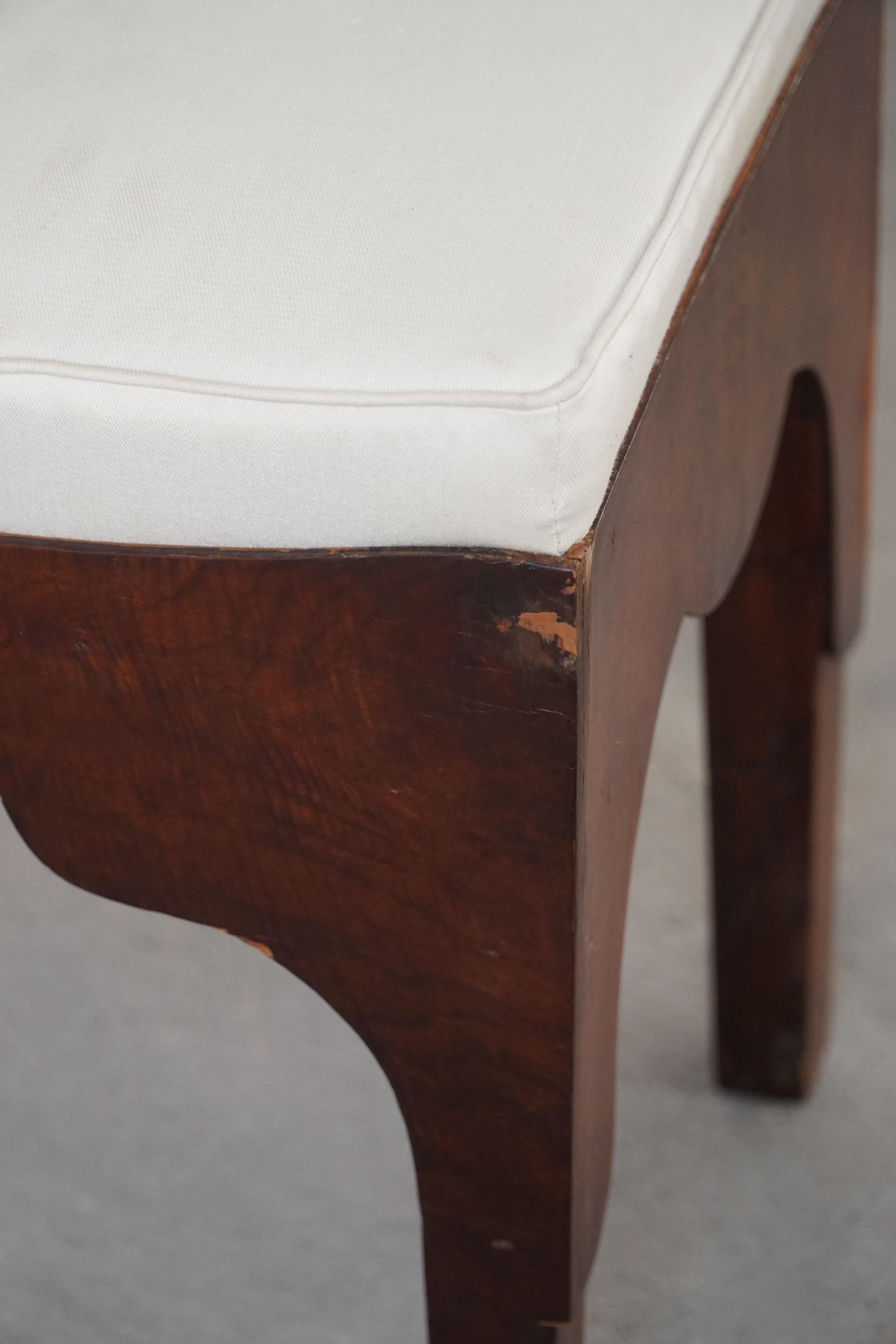 Early 20th Century Mahogany Vanity / Dressing Stool, Danish Cabinetmaker For Sale 6