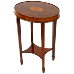 Early 20th Century Mahogany Wood Oval Table
