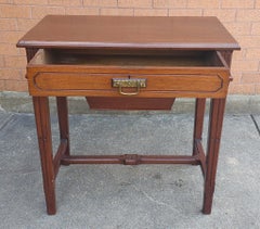 Early 20th Century Mahogany Work Table Sewing Table