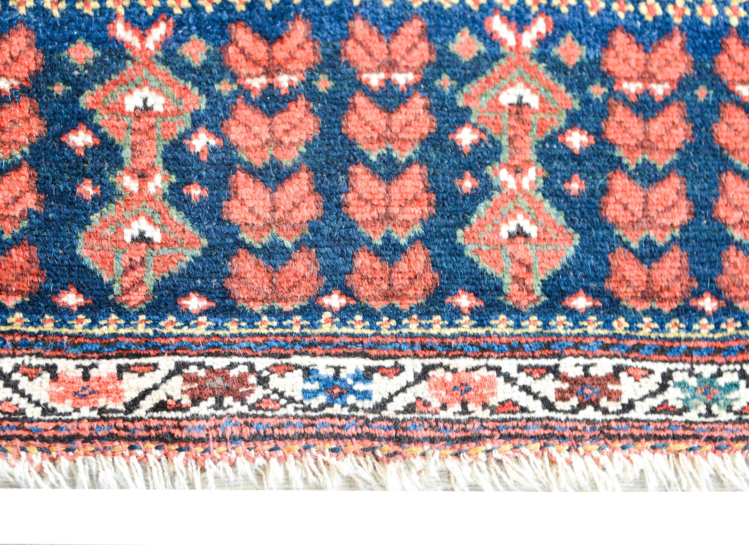 Persian Early 20th Century Malayer Bag Face Rug For Sale