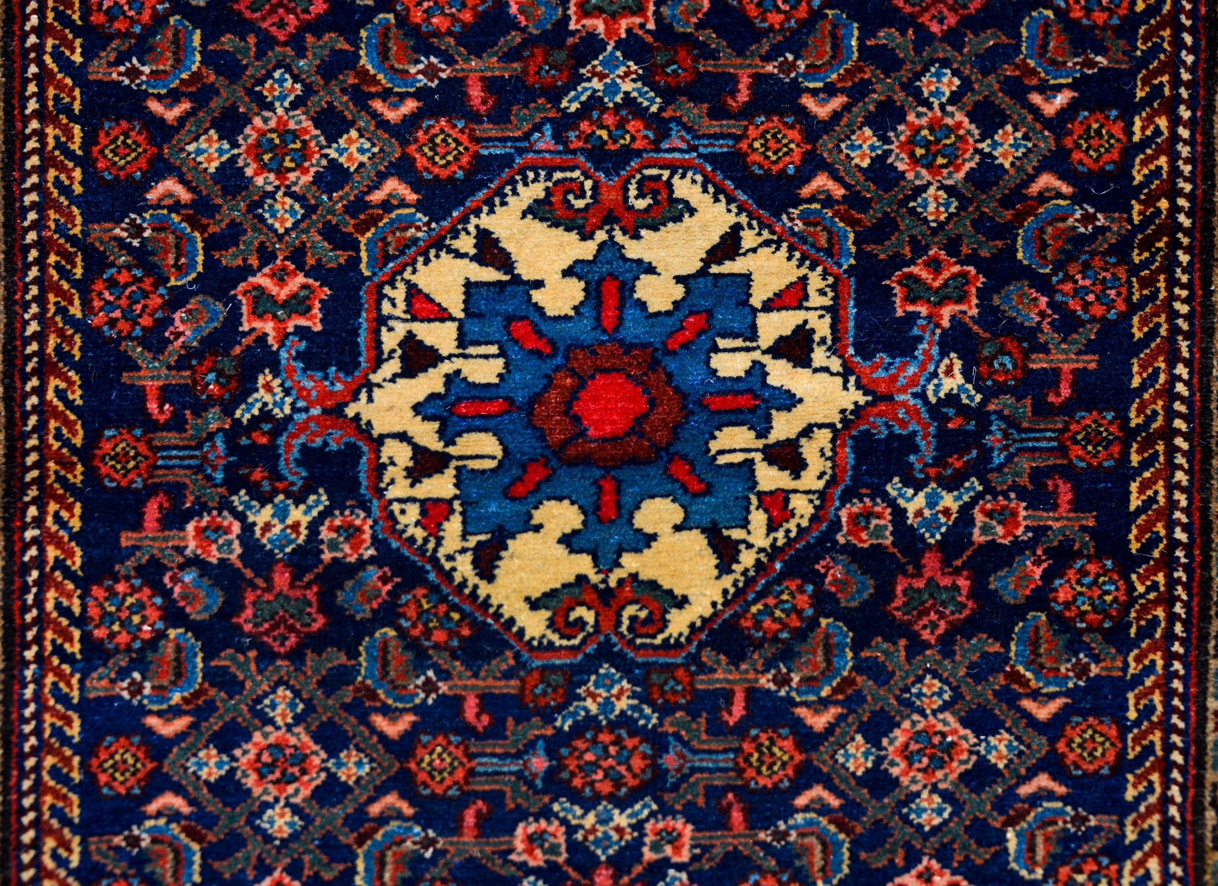 Hand-Knotted Early 20th Century Malayer Rug