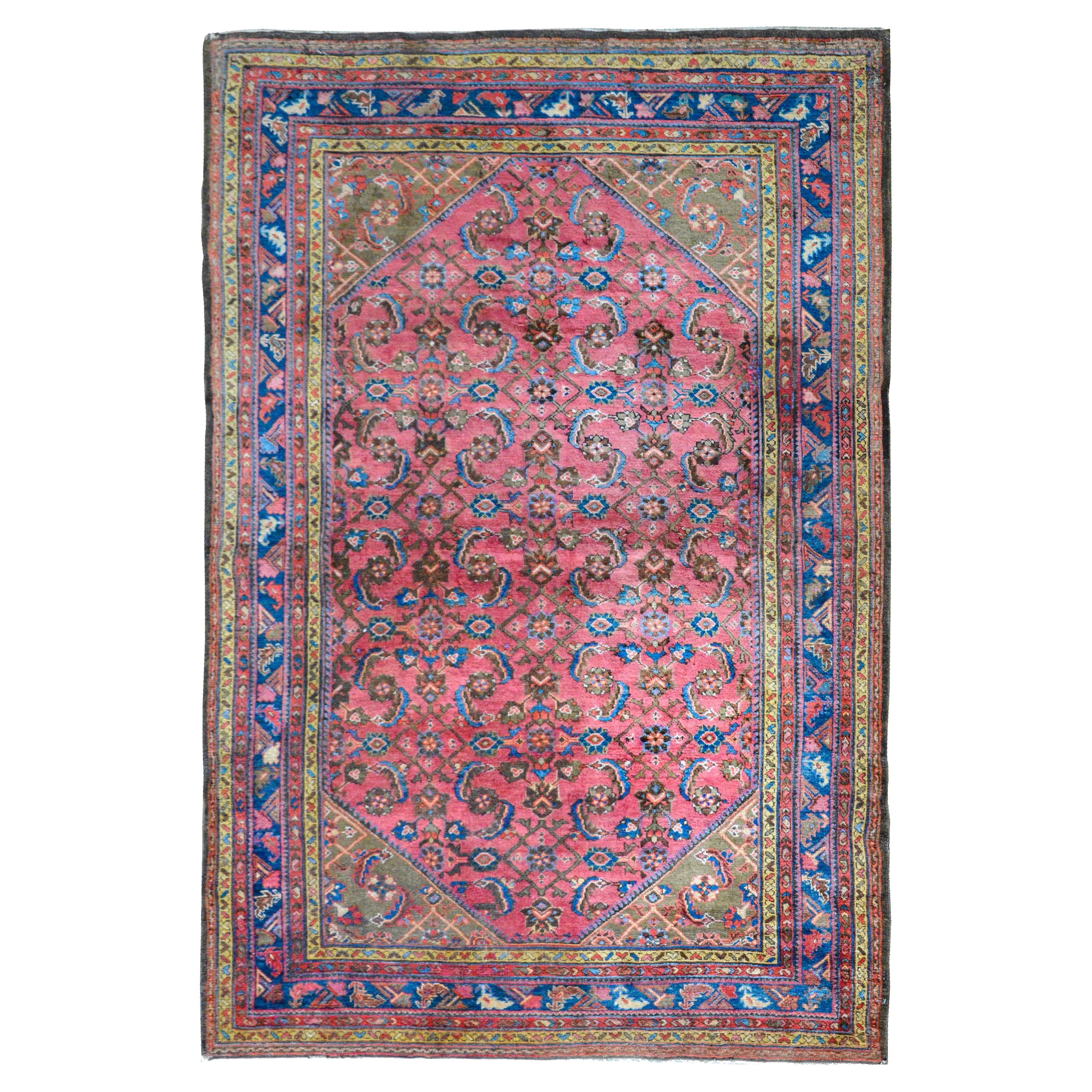 Early 20th Century Malayer Rug For Sale