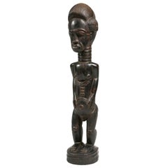 Early 20th Century Male Baule Figure, Ivory Coast, Africa