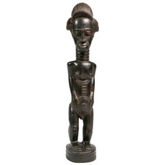 Early 20th Century Male Baule Figure, Ivory Coast, Africa
