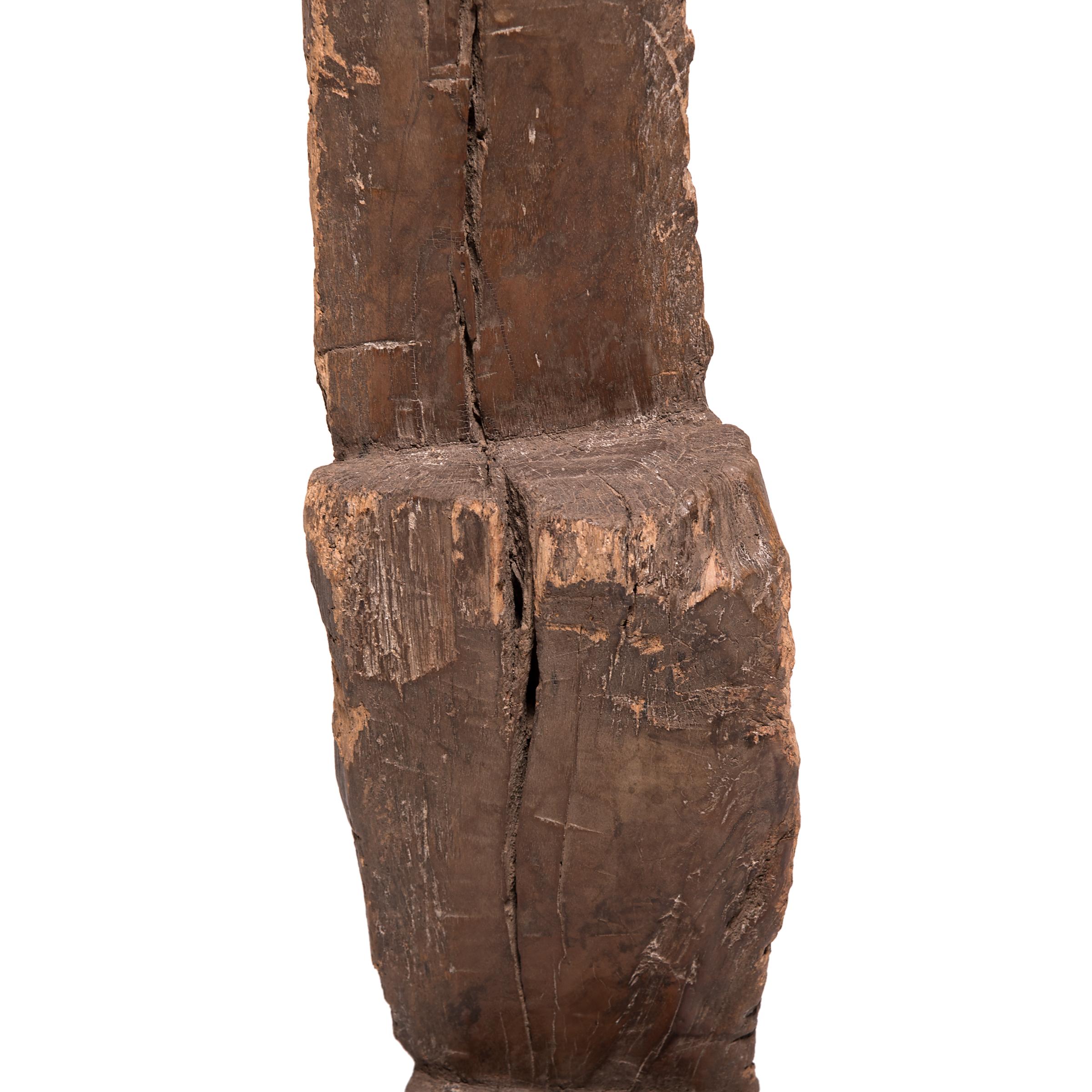 Early 20th Century Malian Dogon Ladder In Good Condition In Chicago, IL