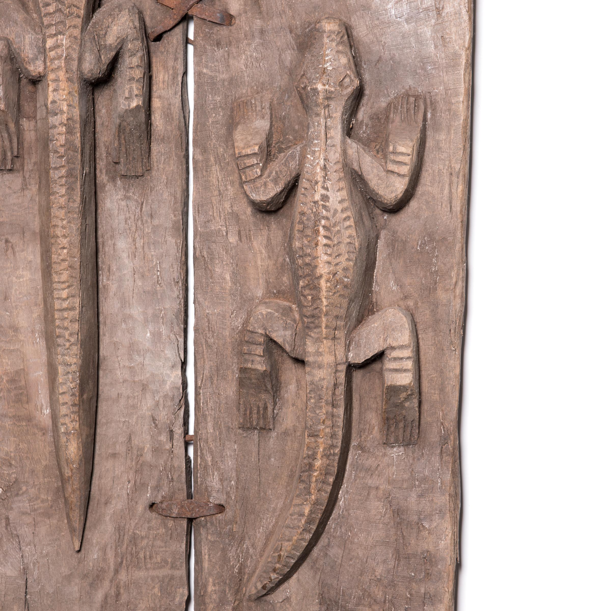 Early 20th Century Malian Reptile Door 1