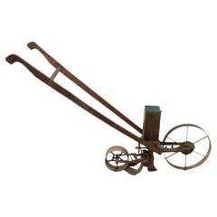 Early 20th Century Manual Single, Row Sowing Machine, Austria Hungary