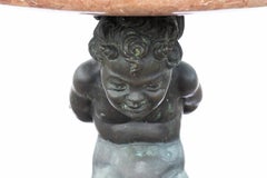 Fontaine en marbre et bronze du début du 20e siècle