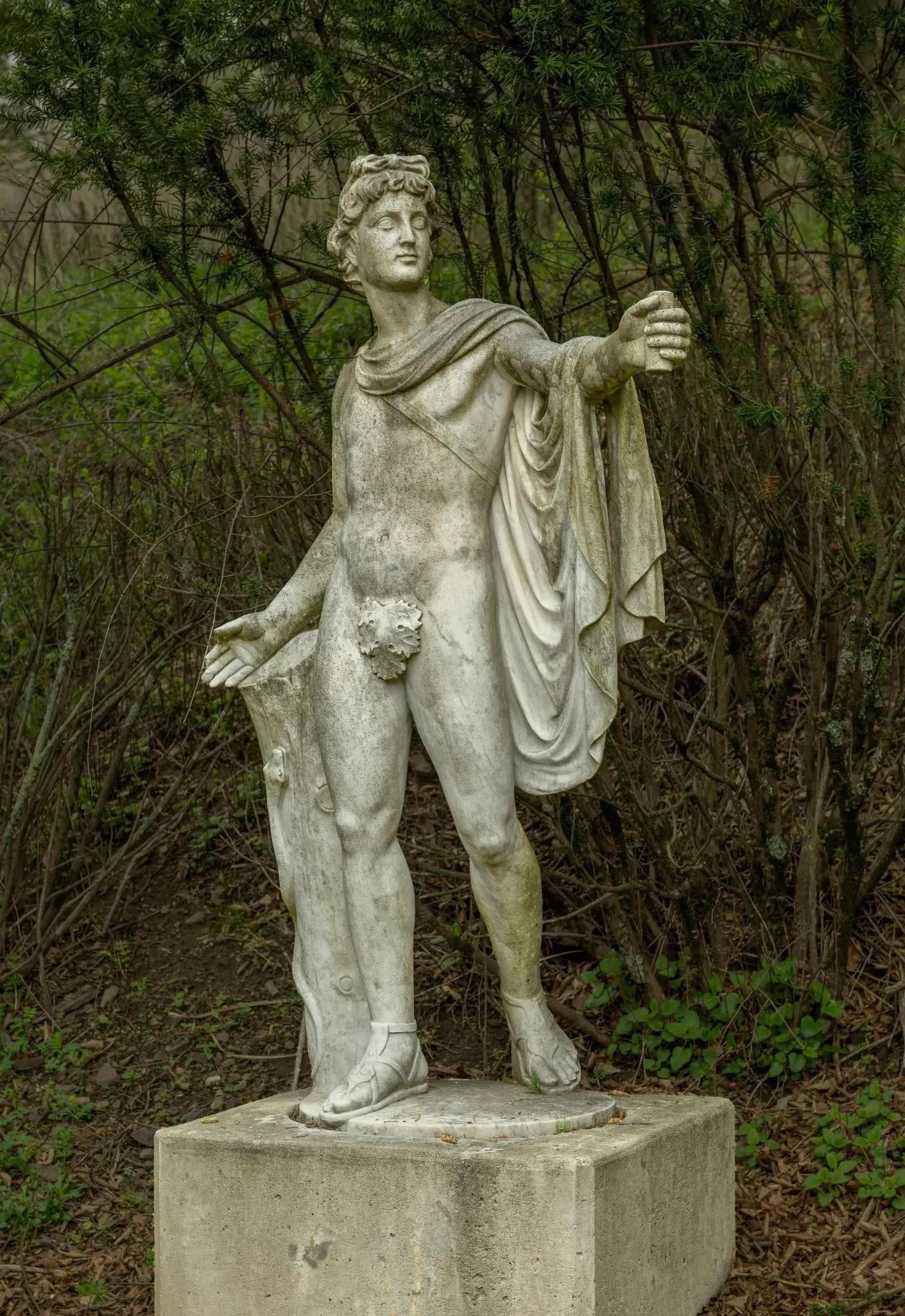 Early 20th Century Marble Sculpture of Apollo Belvedere For Sale at 1stDibs