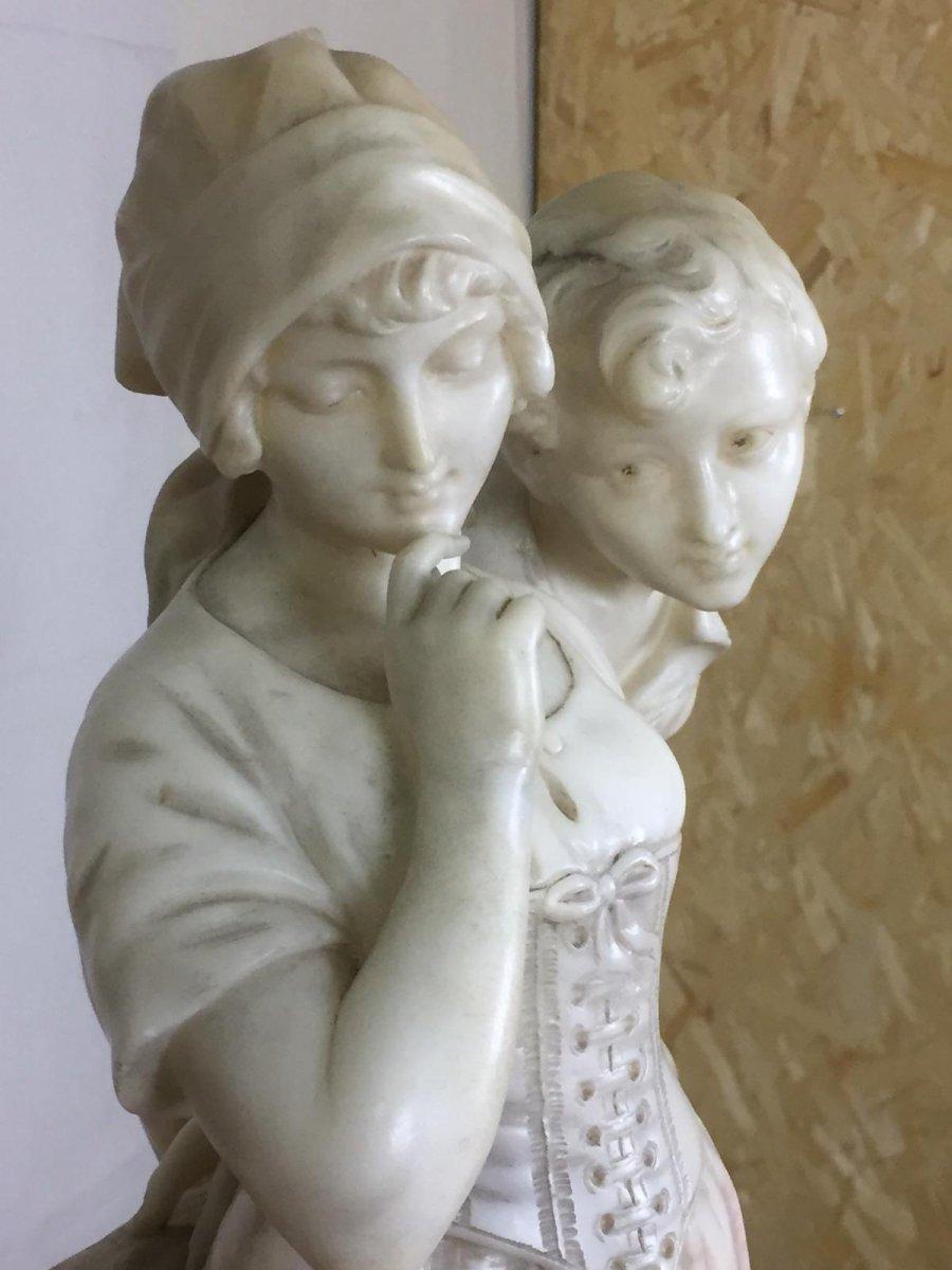 Other Early 20th Century Marble Sculpture Signed Cipriani