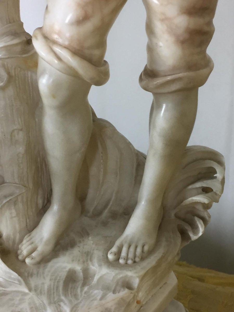 Early 20th Century Marble Sculpture Signed Cipriani In Good Condition In Badia Polesine, Rovigo