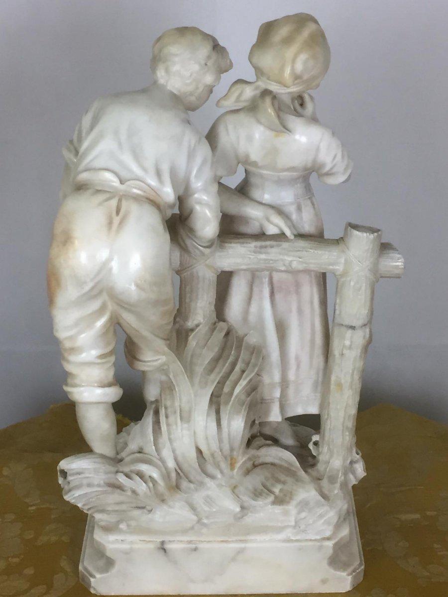 Early 20th Century Marble Sculpture Signed Cipriani 1