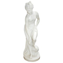 Early 20th Century Marble Statue of 'Venus Au Bain'