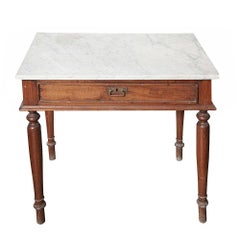 Early 20th Century Marble-Top Table