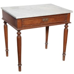 Early 20th Century Marble-Top Table