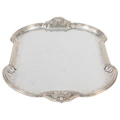 Antique Early 20th Century Mario Buccellati Sterling Silver Tray