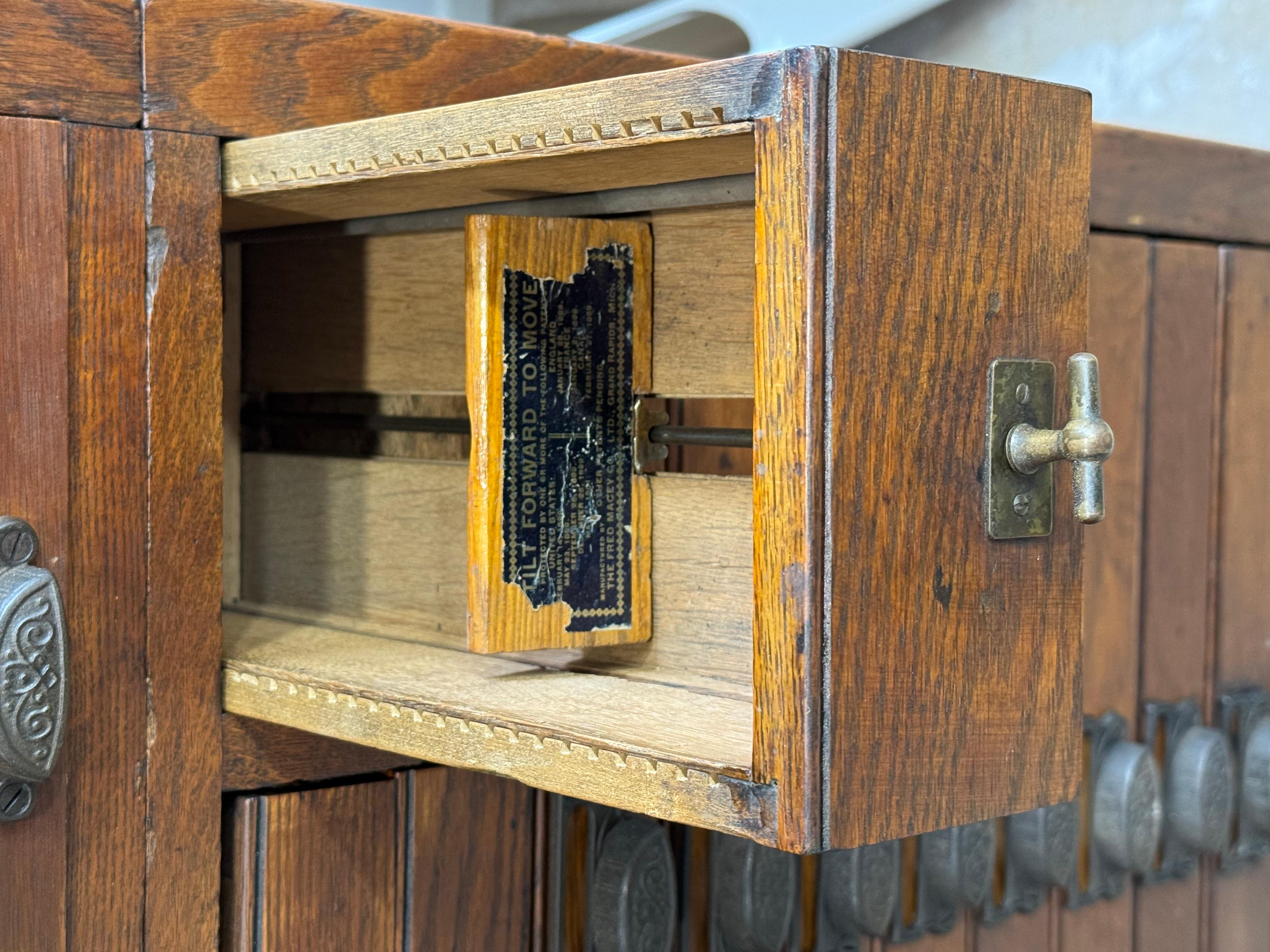 Early 20th Century Massive Printer’s Typeset by The Fred Macey Company For Sale 2