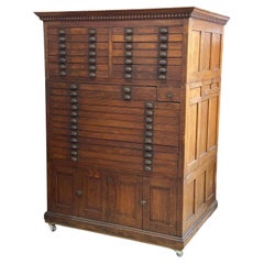 Early 20th Century Massive Printer’s Typeset by The Fred Macey Company