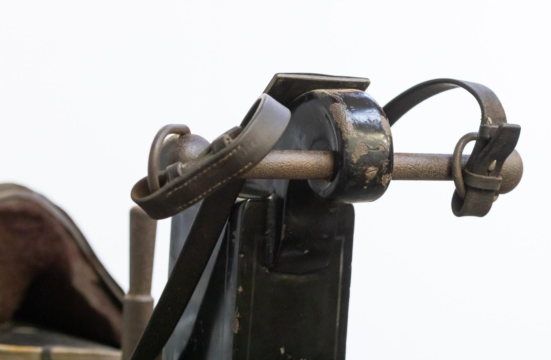 Steel Early 20th Century Mechanical Horse Exercise Machine For Sale