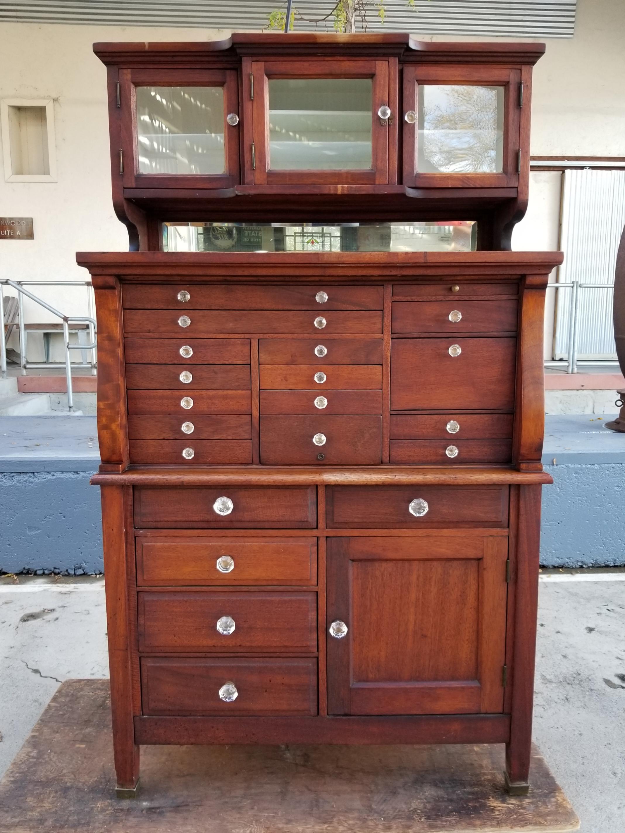 Early 20th Century Medical Dentist Cabinet 7