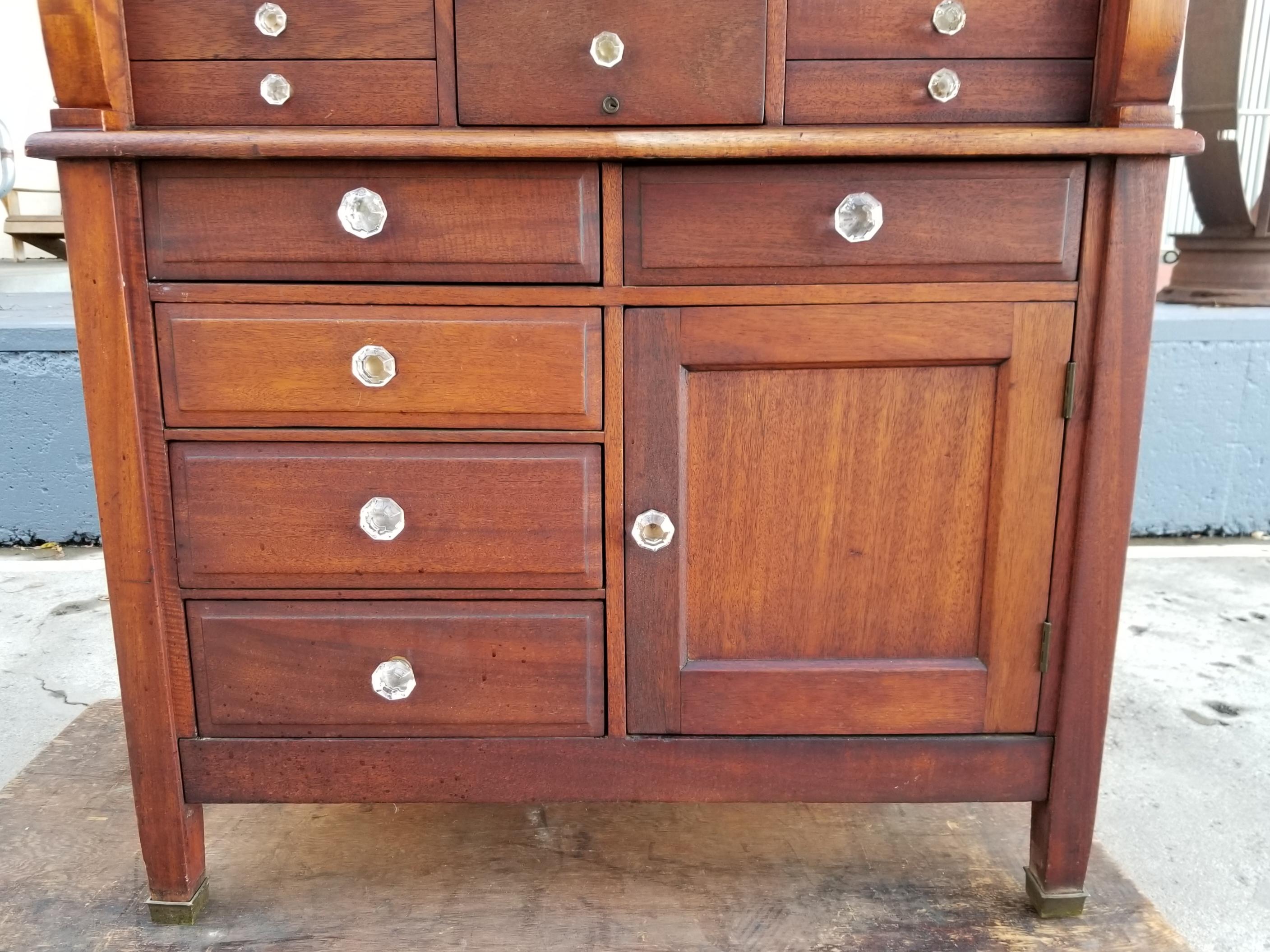 antique dental cabinet