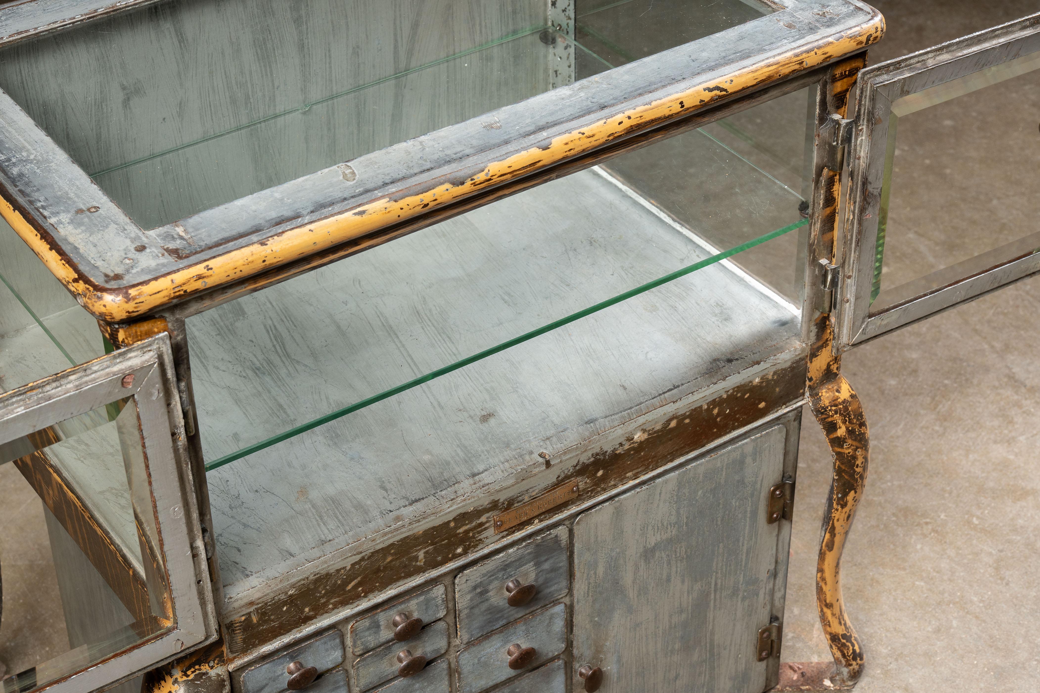 Early 20th Century Medical Display Case by Clark & Roberts For Sale 14