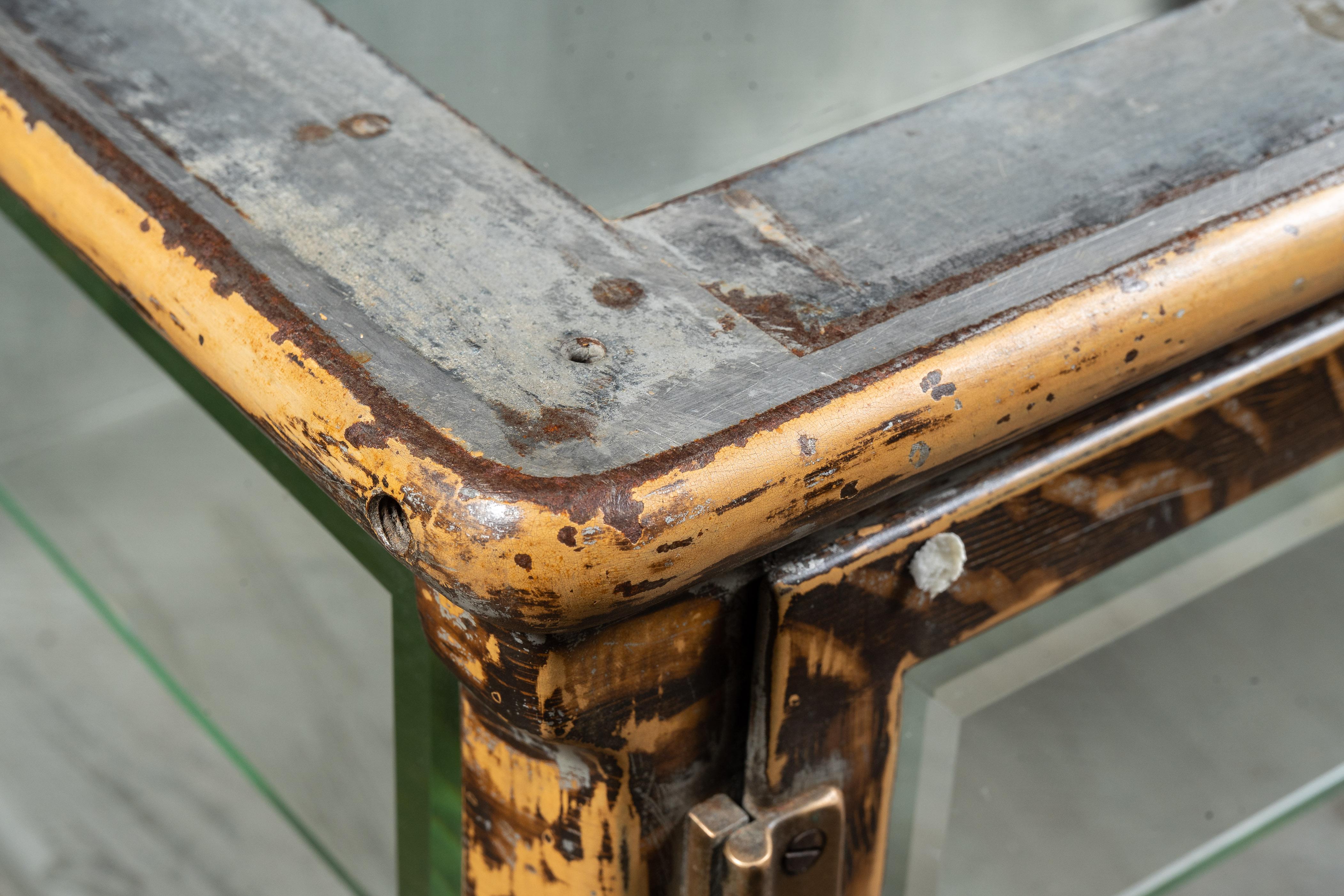 Steel Early 20th Century Medical Display Case by Clark & Roberts For Sale