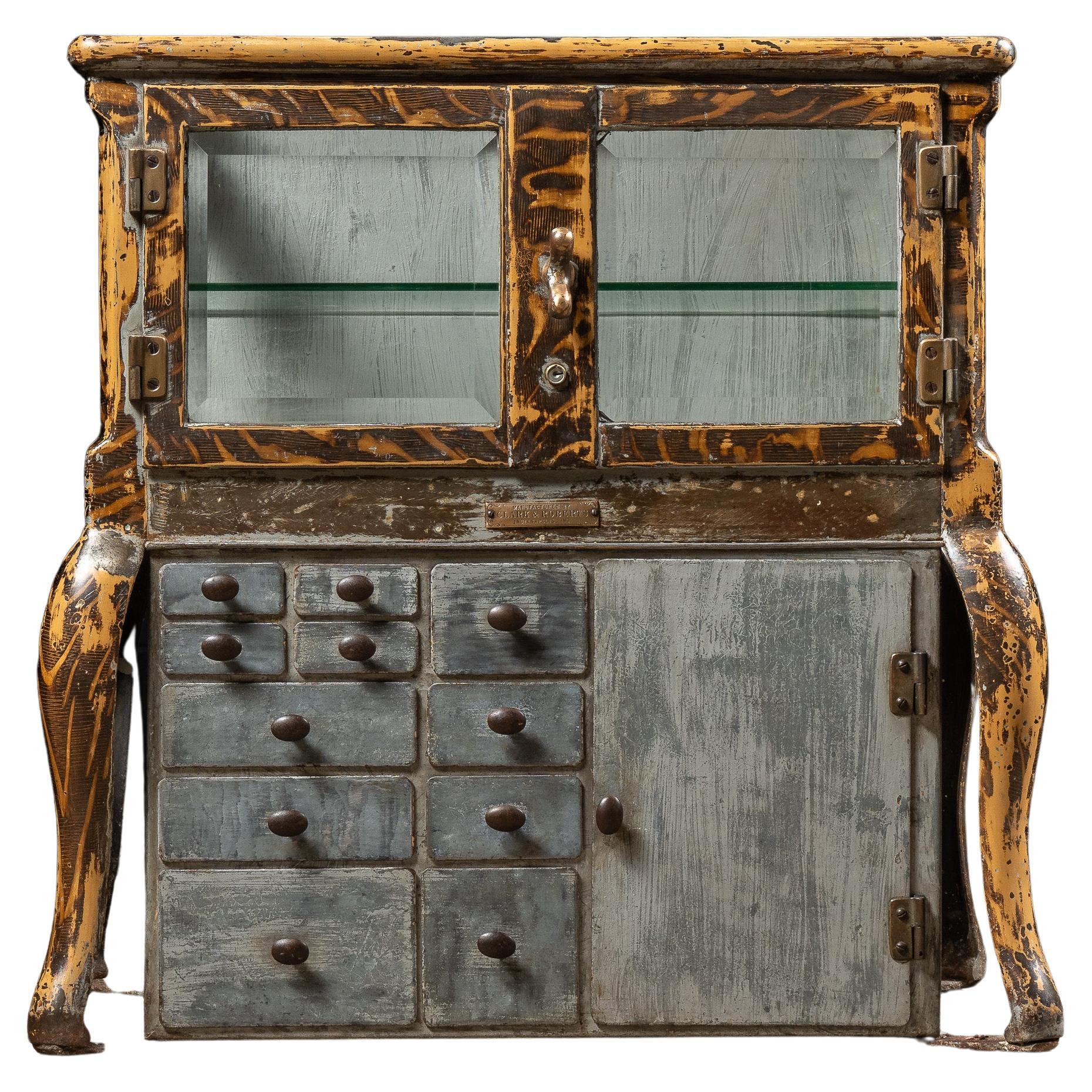 Early 20th Century Medical Display Case by Clark & Roberts