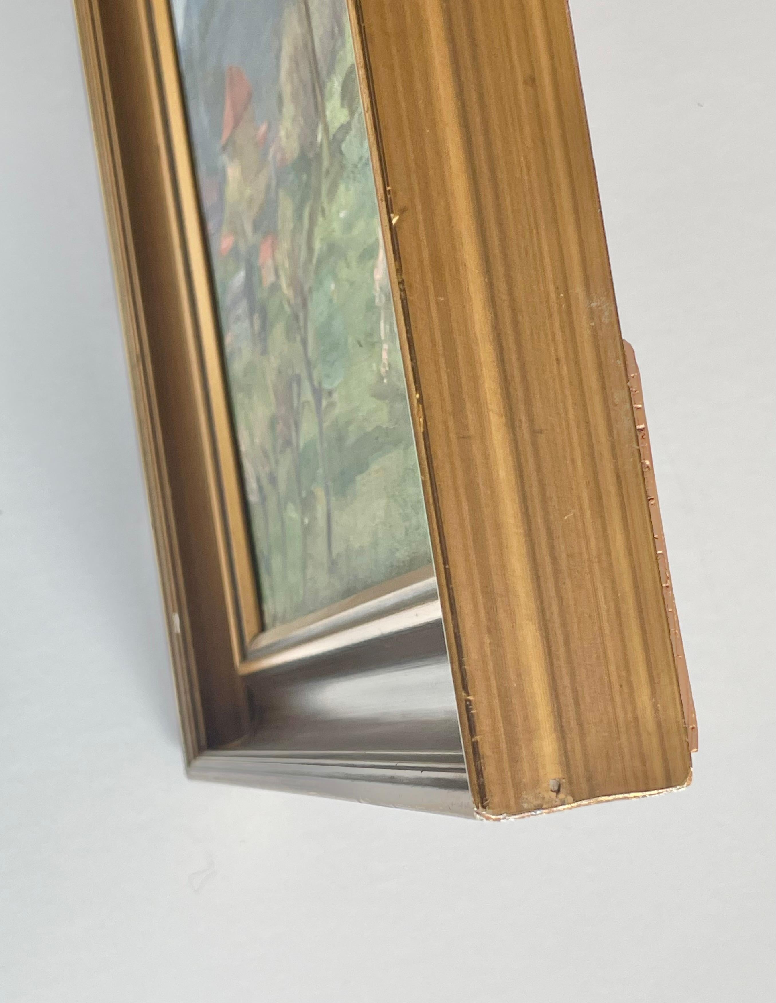 20ième siècle Peinture à l'huile de style méditerranéen du Danemark du début du 20e siècle en vente
