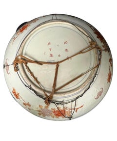 Early 20th Century Meiji Period Japanese Samurai Enamel Decorated Charger